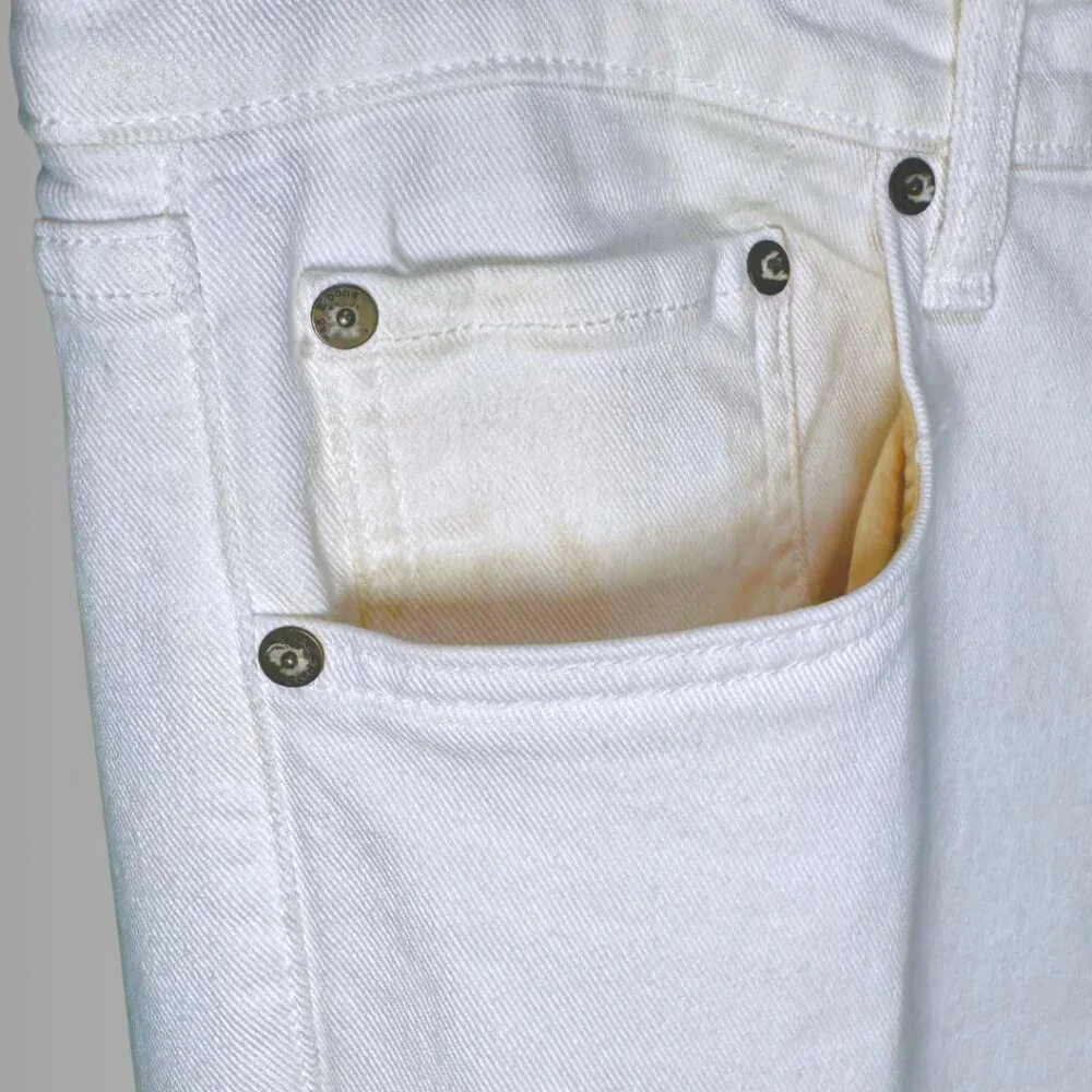 rag & bone Men's White Extra-Slim Jeans - 32